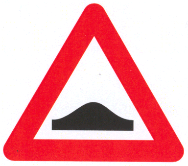 Let op: Verkeersdrempel