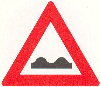 Let op: Slecht wegdek